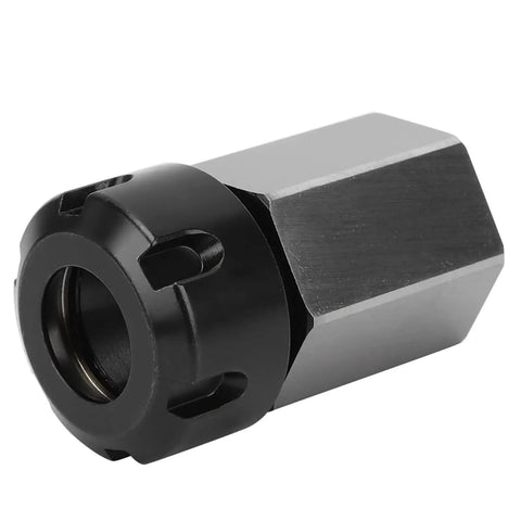 Hex Collet Chuck For CNC Lathe Tool Holder With Quick Clamp For Fast Setup And High Precision ER25 Size Carbon Steel Workhorse Machining Acc.