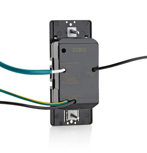 Back view of Motion Sensor Light Switch Auto On Off No Neutral Wire Required Single Pole 2A showing wiring connections