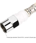 Portable Glass Rinser connector for bar and restaurant use showing threaded pipe for easy attachment