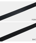 Rev Up Your Ride With Serpentine Drive Belt Tensioner Kit For 2015 To 2018 City Express And 2013 To 2021 NV200 2007 To 2012 Sentra 20 L 4 Dohc Keep Your Car Rolling Smooth Pro Tested Parts. Black ribbed serpentine belt, front and back views.