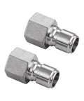 Heavy Duty Stainless Steel Male Quick Disconnect Coupler Half Inch Pipe Thread Homebrewing Beer Line Quick Connect Fitting Two Pack view