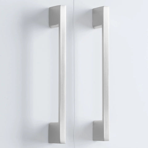 10 Pack 5 Inch Brushed Satin Nickel Cabinet Pulls Zinc Alloy Drawer Handles Solid Hardware For Cabinets And Furniture Durable