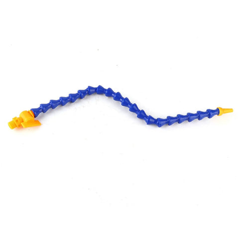 Flexible Water Oil Coolant Hose Kit One Quarter PT Forty Cm Length Plastic Coolant Pipe with nozzles and switch valve
