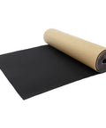 Adhesive Foam Gasket Sheet One Eighth Inch Thick 12 Inch Wide 48 Inch Long Neoprene Sponge Padding rolled out on surface