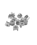 Heavy Duty Three In One Connector With Eccentric Wheel For Furniture And Drawers, 10mm 12mm 15mm Diameters, Zinc Alloy Nickel Plated Cam Lock Nut