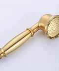 Antiqued Copper Finish Three Function Shower Head designed for muscle relief, showcasing pressurized spray system.