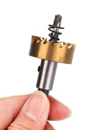 Fast Cutting High Speed Steel Hole Saw Set For Sheet Metal, 5 Piece Kit With Carbide Teeth For Quick Clean Holes 20mm