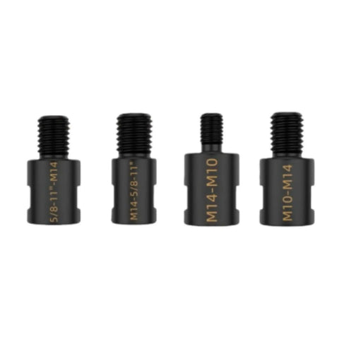 Built Tough Angled Grinder Adapter Converter For 5/8-11 Thread Spindle Job Site Ready Tool Set of 4 Couplers