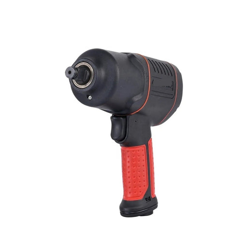 Robust Pneumatic Air Impact Wrench Delivers Ridiculous 450 Foot Pounds Pulling Power And Blistering 7500 Rpm Speed, side view.