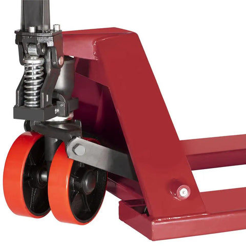 Real Deal Heavy Duty Manual Pallet Jack With Rock Solid Steel Build And Massive 5500 Lb Capacity Designed For No Sweat Hauling And Daily Warehouse Moving Jobs