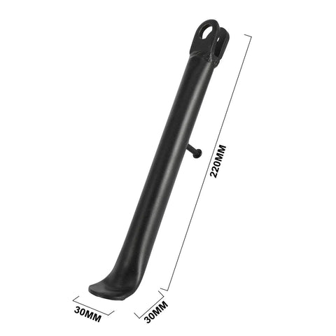 Razor SX500 Dirt Bike Kickstand Side Stand, forged aluminum alloy, 30x30mm footprint, heavy duty for rough terrain and trails.