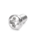 M3x6mm Stainless Steel Phillips Round Head Machine Screws Kit, Rust Resistant 304 Grade Cross Slot Screws For DIY Home Repairs, Furniture, Electronics And Office Gear, 100 To 300 Pieces close-up