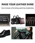 Cordless Electric Shoe Polisher Portable Leather Care Brush Kit For Straight Up Mirror Shine On Shoes Boots And Bags, showcasing leather cleaning.