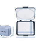 Pro Grade 3D Vacuum Sublimation Tray and Pump Set for 25 L Sublimation Oven, 80 W Kit with dimensions and components view