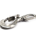 Premium Pro Grade 304 Stainless Steel Swivel Eye Lifting Hook with smooth finish for rigging tasks in 3/16 inch size.