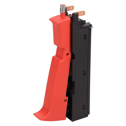 Heavy Duty Replacement Switch For Rotary Hammer Model 11265EVS Two Pack with red trigger and black casing for power tools.