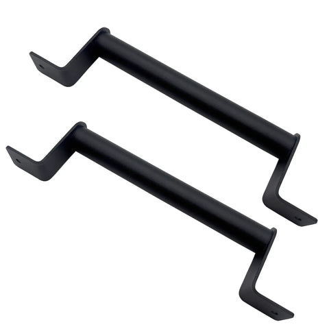 9 Inch Black Barn Door Handles 2 Pack Gate Pulls For Wooden Fences Sheds And Garages Sliding Doors Rustic Farmhouse Industrial Style