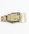 Four Pack Stainless Steel Kitchen Cabinet Latches With Large Padlock Opening For Extra Security, Durable Spring Toggle Hasps