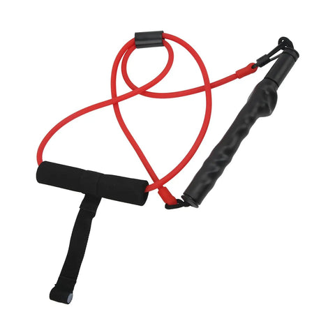 Golf Swing Trainer Resistance Band With Adjustable Ring And 360 Degree Rotating Buckle for Home Practice Latex Strength Training