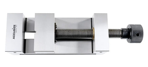 4 Inch Precision Toolmakers Vise For Machinists With Hardened And Ground Steel, 58 62 HRC, delivers squareness and parallelism to 0.0002 inch