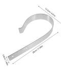 Sturdy Iron Sea Life Buoy Ring Hanger Rack With Hook For Pool Safety Gear Outdoor Use Heavy Duty metal bracket dimensions 28cm x 12.5cm
