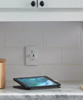 Radiant 15 Amp GFCI Self Test Tamper Resistant Decorator Duplex Outlet With USB Type A Ports Built In For No Fuss Fast Phone And Tablet