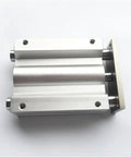 Built Tough Double Acting Pneumatic Air Cylinder Compact MGQM Bearing Design Smooth 500mm Stroke With 50mm Bore from top view