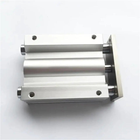 Built Tough Double Acting Pneumatic Air Cylinder Compact MGQM Bearing Design Smooth 500mm Stroke With 50mm Bore from top view