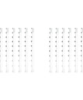 Beekeeping Essentials You Can Rely On With This 12 Piece Metal Beehive Frame Spacer Strips arranged side by side