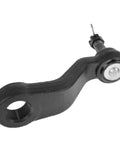 Heavy Duty Front Steering Kit With Idler Arm And Pitman Arm Bracket Assembly showing a black idler arm with pivot point.