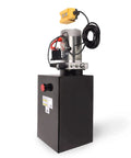 Built Tough Pro Grade Hydraulic Power Unit 15 Quart With 12V DC Motor And 3200 PSI Single Acting Dump Trailer Pump Metal Reservoir