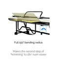 Pro Grade Metal Master 20 EZ Industrial Brakes With Stand 60 Series 10 Ft 6 In Length, shown with bending radius
