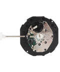 Three Hands Quartz Watch Movement With Double Calendar Kit For Pro Repair And DIY Enthusiasts, durable metal construction view