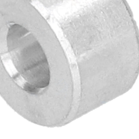 Close-up of aluminum 6mm bore part from 10Pcs 6Mm Bore Shaft Collar Set With Hex Screws Lock Ring For Robots And DIY Projects Drill Stop