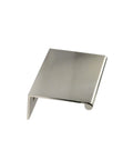 3 Inch Back Mount Finger Edge Pull Brushed Nickel Finish For Cabinets And Drawers, modern durable cabinet hardware, easy grip handle