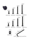 32 Piece M6 Hex Bolts And Socket Nuts Replacement Kit For Beds, Furniture, Headboards And Cribs Includes 12 16 25 35 45 55 65 75 Mm Bolts And 32 Nuts, Durable Carbon Steel, Hex Drive, No Fuss Easy Install.