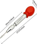 Hardened Steel Auto Center Punch Set Double Pack Five Inch Spring Loaded Awl Tool With Cushion Grip And Adjustable Tension for precision marking