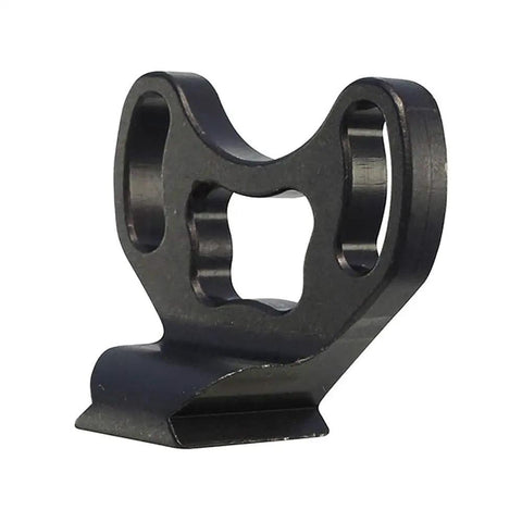 XL Quiver Mounting Bracket for Crossbow and Archery Gear, Clearance Boost For Arrow Rest Clearance, Longer By Half Inch Than Standard, One Size, Black.