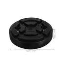 4 Pack Jack Stand Pads Rubber Lifting Blocks For Vehicle Undercarriage Protection Universal Fit For Two Post Hoists