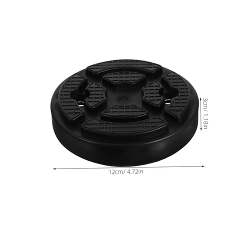 4 Pack Jack Stand Pads Rubber Lifting Blocks For Vehicle Undercarriage Protection Universal Fit For Two Post Hoists