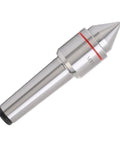 MT5 Live Center Heavy Duty Triple Bearing Lathe Tool With High Carbon Steel Construction For CNC Machining And Industrial Use Ultra Smooth 0.005mm Concentricity And Built Tough For Precision, front view.