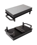 Clutch Flexible Magnetic Build Plate For Form 4L Resin 3D Printers Featuring Bend Release Tech. Top and side view with handles.