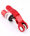Red Bike Seatpost Quick Release Clamp And Skewer Fastener Replacement For Tool Free Height Adjustment in Aluminum Alloy