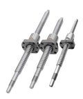 Pro Grade Single Nut Ball Screw 50Mm X 1000Mm Length C7 Precision Rolling for CNC Machines and Automation with three variations.