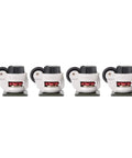Heavy Duty Retractable Leveling Casters With Durable Nylon Wheels And Beefy Aluminum Hubs Handle Up To 551 Lbs for machinery.