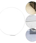 Drip Proof Front Load Washer Water Seal Door Wire Spring Clamp Three Pcs Retainer 34cm silver steel in use on washing machine