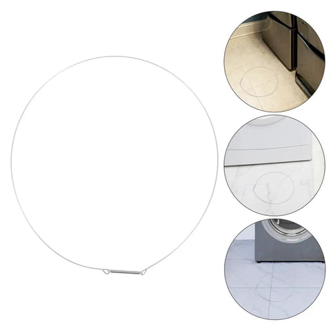 Drip Proof Front Load Washer Water Seal Door Wire Spring Clamp Three Pcs Retainer 34cm silver steel in use on washing machine