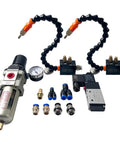 High Pressure Misting Spray System With Pump And Solenoid Valve For CNC Machines, Dope Cooling And Lubrication Setup components