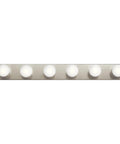 Top Shelf 36 Inch Bathroom Vanity Light Fixture With Brushed Nickel Finish Offering Straight Up Easy Installation And Rock Solid Build Quality For 6 Light Damp Rated Rooms - six bulb design with white glass globes.
