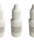 Resin For Windshield Chip Repair, UV Curable Glass Rock Chip Fix, 3 Pack 15ml Bottles With Built In Dropper for 150 Repairs